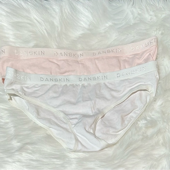 #0991 Sz S Danskin (1) Pink and (1) White Briefs Set - Picture 4 of 13